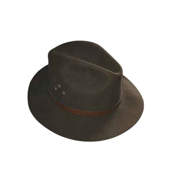 Vintage Other - Country Gentleman Vintage Wool Brown Fedora Hat